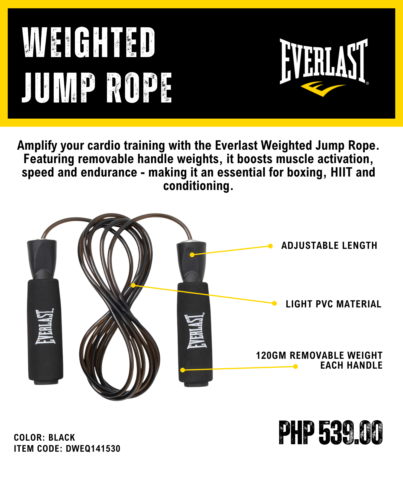 Everlast Weighted Jump Rope