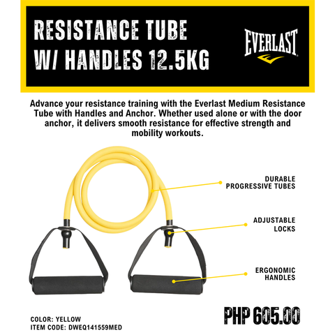 Everlast Resistance Tube with Handles Medium