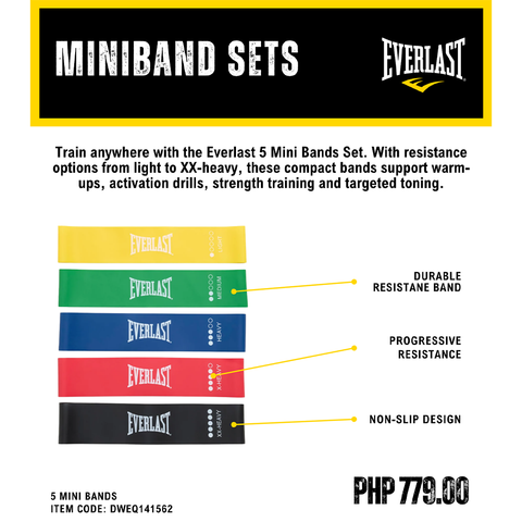 Everlast 5 Mini Bands Set