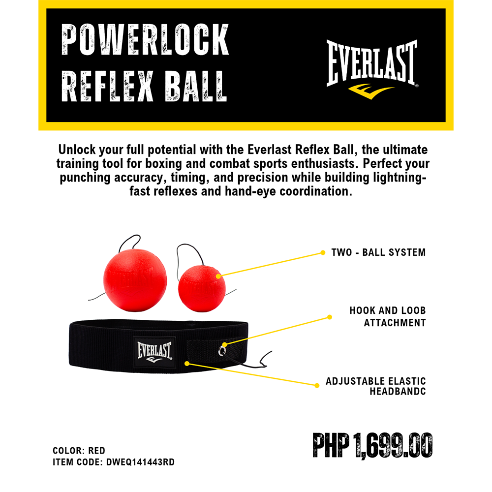 Everlast Powerlock Reflex Ball Red