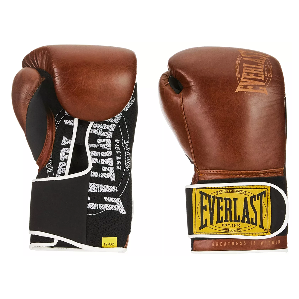 Everlast 1910 Classic Training Gloves - Brown