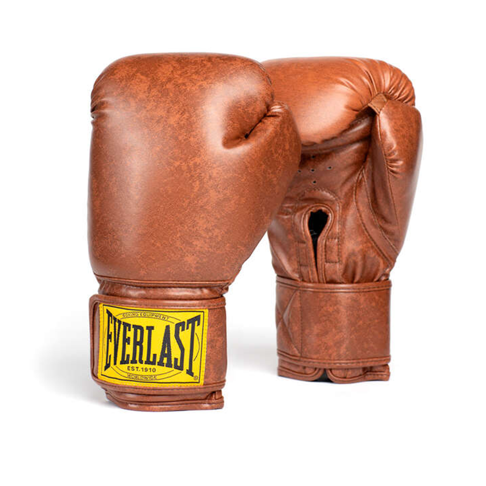 Everlast 1910 Boxing Gloves - Brown